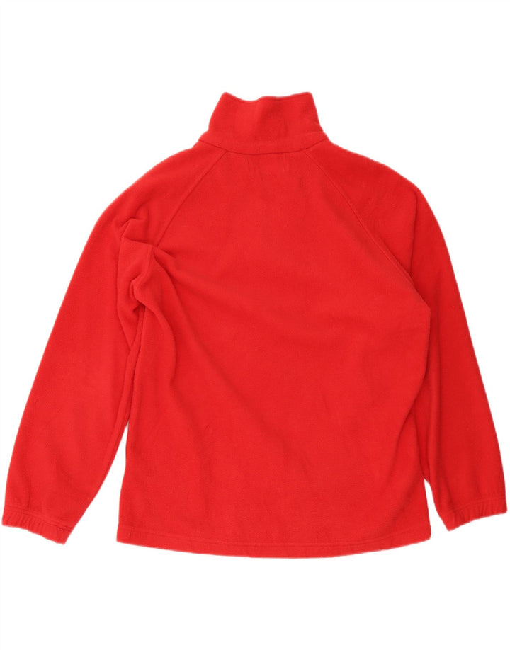 Kappa Ανδρικό φερμουάρ με λαιμόκοψη Fleece Jumper Μεσαίο κόκκινο πολυεστέρας