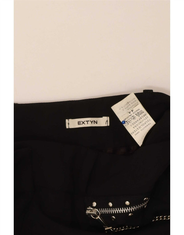 Extyn Γυναικεία ίσια φούστα IT 44 Medium W30 Μαύρο Πολυεστέρας