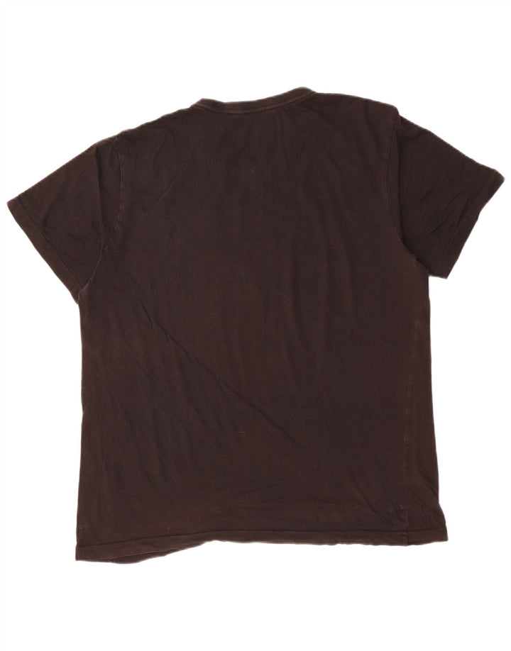 Ανδρικό γραφικό μπλουζάκι Puma, μεγάλο μαύρο βαμβακερό