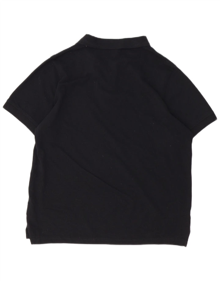 Ανδρικό πουκάμισο πόλο ELLESSE XL Μαύρο βαμβακερό