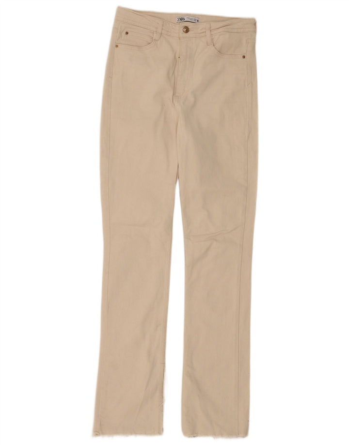 Zara Γυναικείο Slim Jeans EU 38 Small W28 L33 Off White