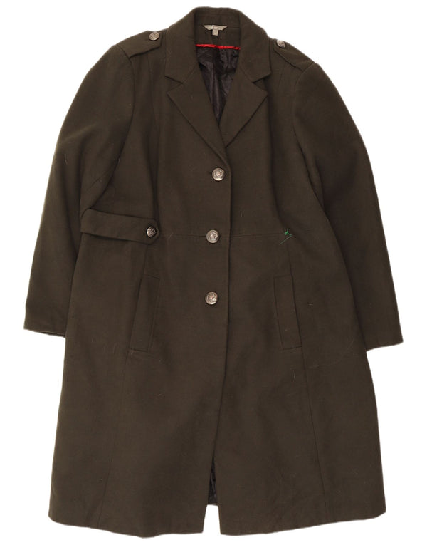 Γυναικείο Στρατιωτικό Πανωφόρι Marks & Spencer UK 22 3XL Khaki Polyester