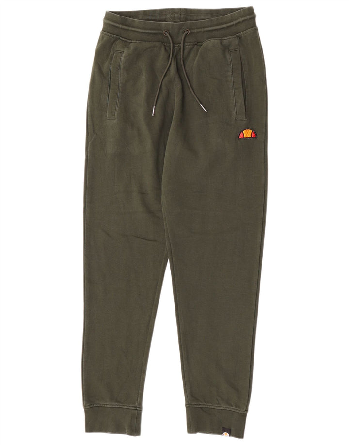 Ανδρική φόρμα Ellesse Παντελόνι Joggers Μικρό Χακί Βαμβακερό