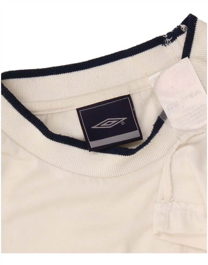 Ανδρικό T-Shirt Umbro Top Large White Polyester