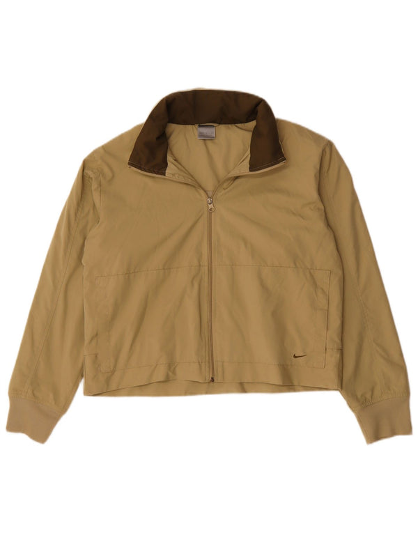 Γυναικεία αθλητική φόρμα NIKE Crop Hooded Top Jacket US 8/10 Medium Beige