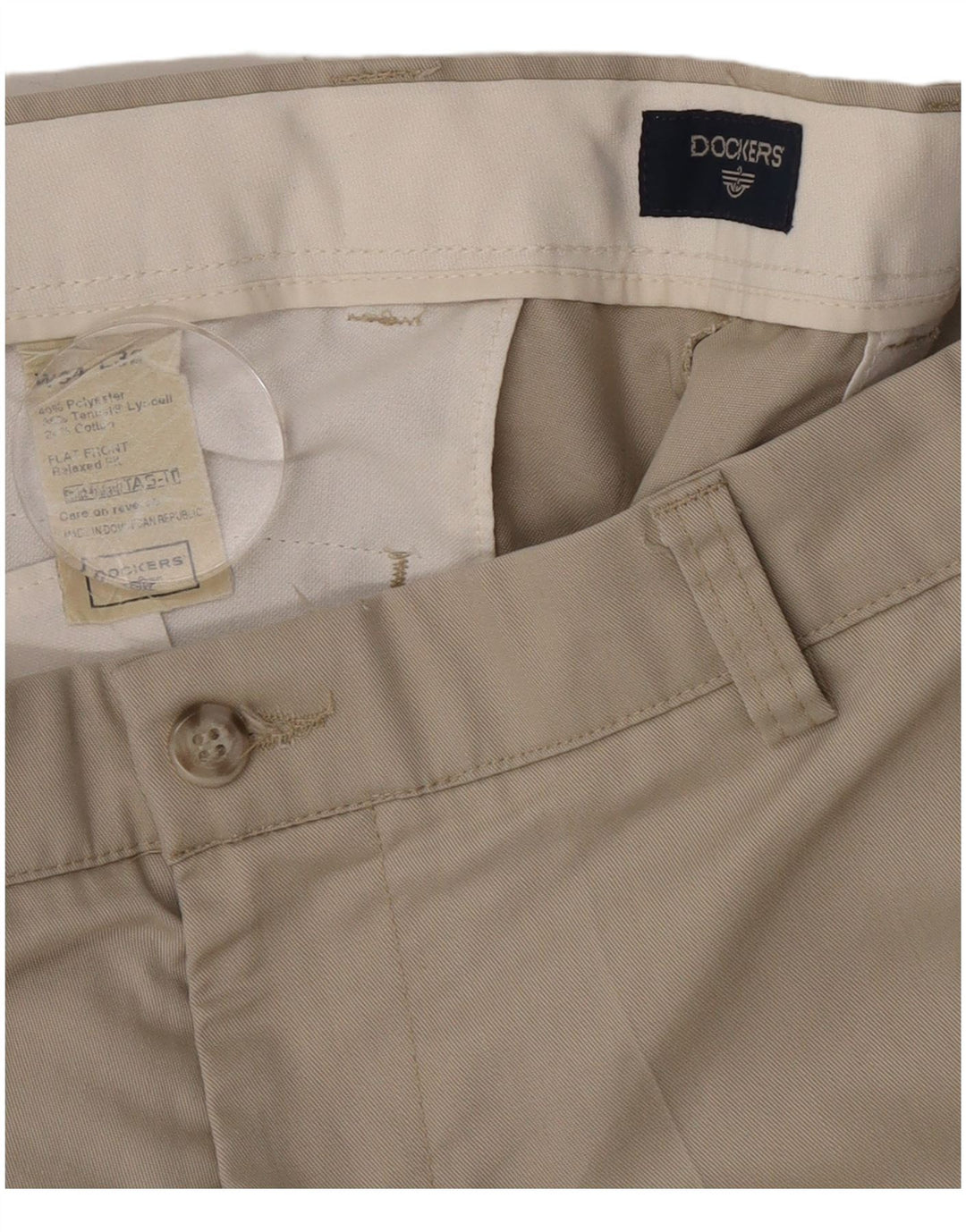 Dockers Ανδρικό ίσιο παντελόνι Chino W34 L30 Beige Polyester