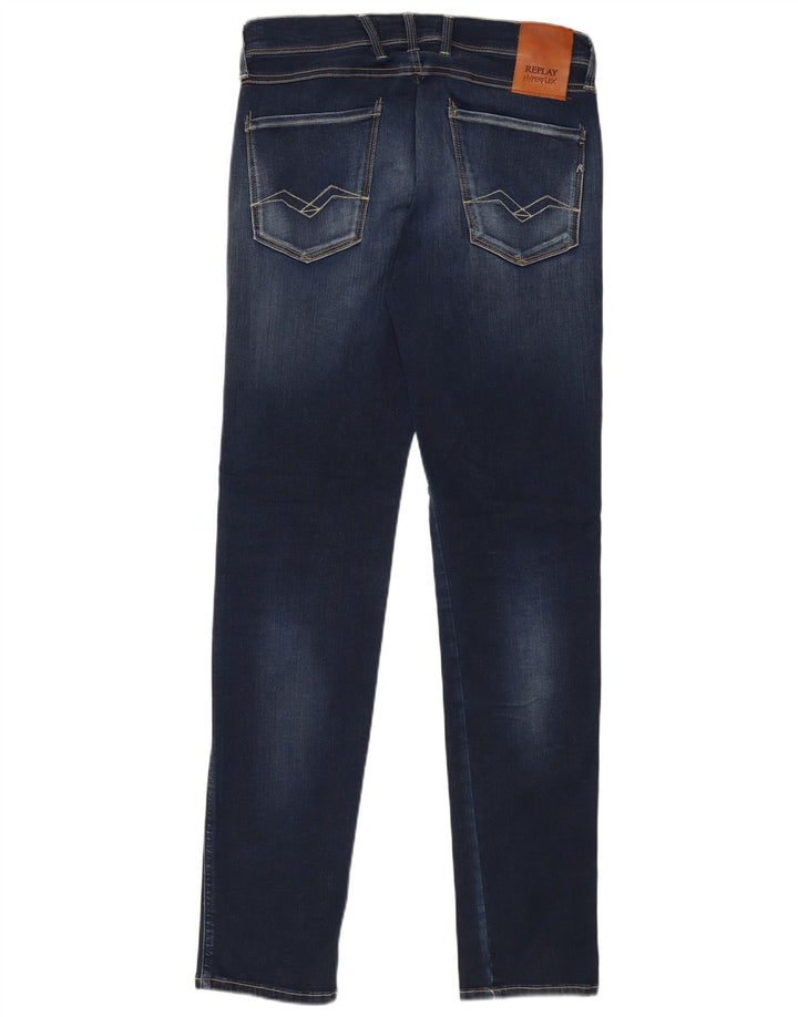 REPLAY Γυναικείο Anbass Slim Jeans W30 L32 Navy Blue Cotton