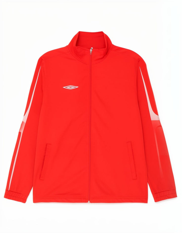 Ανδρική αθλητική φόρμα Umbro Top Jacket Μεσαίου Κόκκινου χρώματος Πολυεστερικό Sports