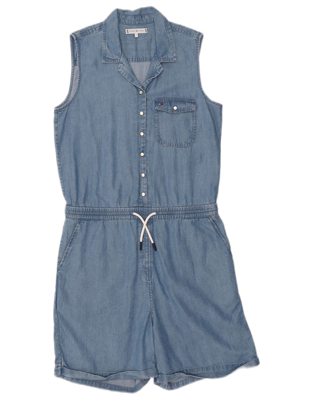 TOMMY HILFIGER Αμάνικο τζιν για κορίτσια Playsuit 14-15 ετών Μπλε