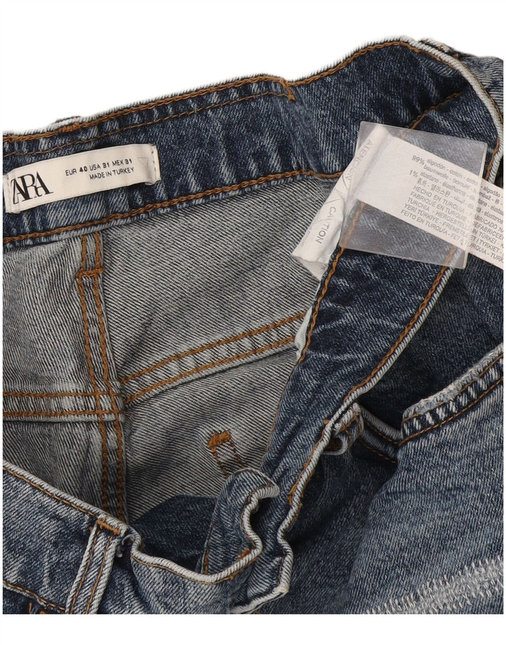 Zara Ανδρικό τζιν σορτς EU 40 Medium W31 Μπλε βαμβακερό