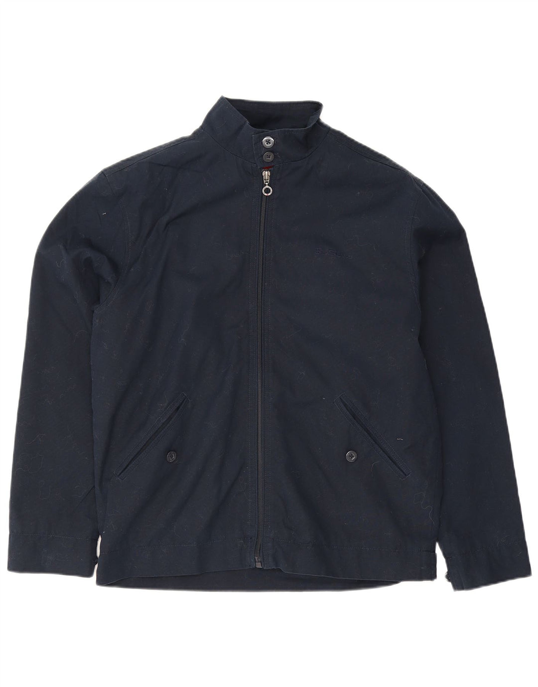 Ben Sherman Ανδρικό Bomber Jacket UK 38 Medium Navy Blue Cotton