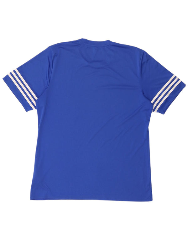 Ανδρικό T-Shirt Adidas Top 2XL Blue Polyester