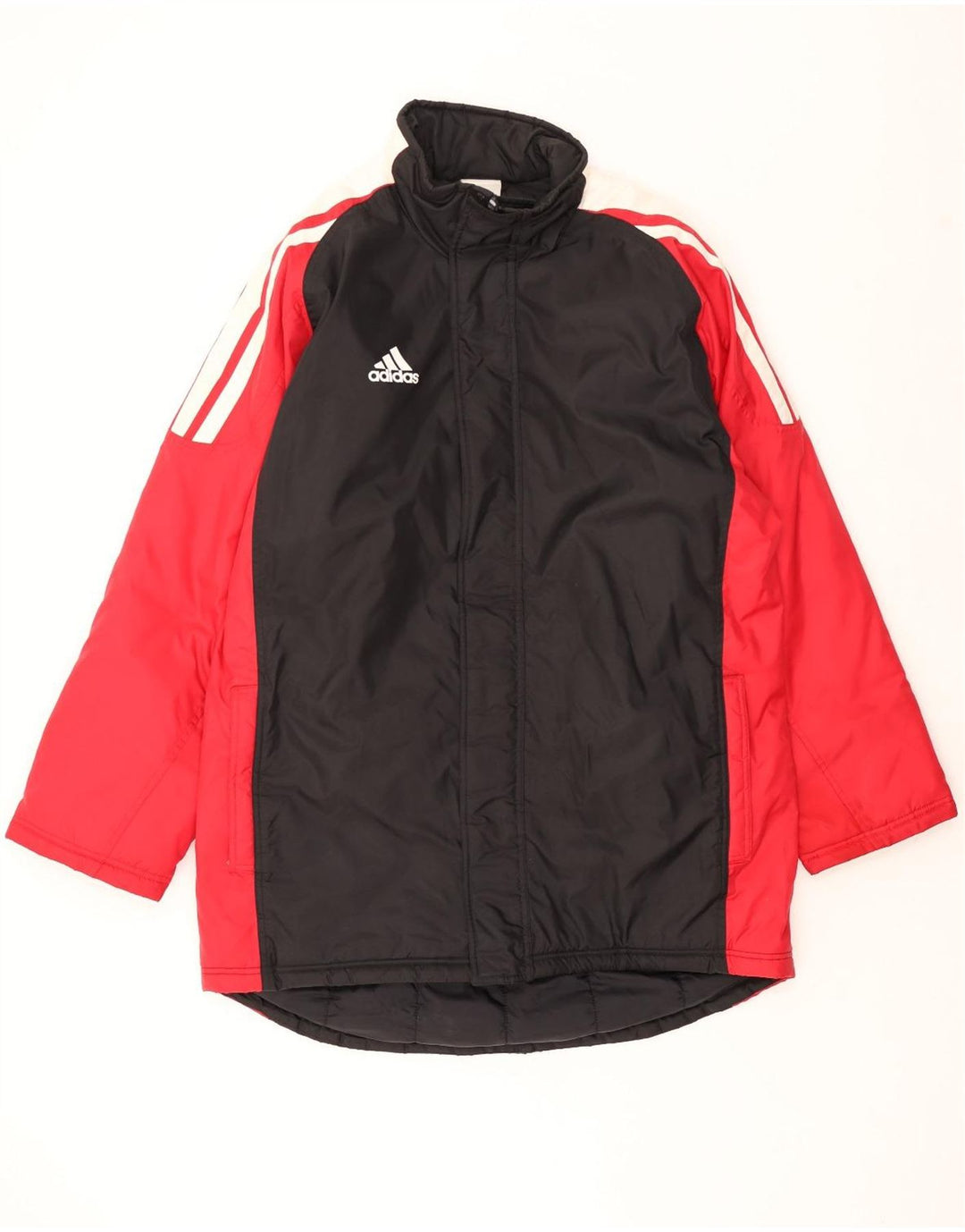 Ανδρικό παλτό ADIDAS Windbreaker UK 46/48 XL Μαύρο πολυαμίδιο