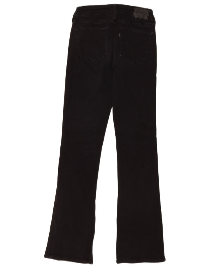 Levi's Womens 715 Bootcut Jeans W26 L32 Μαύρο βαμβακερό