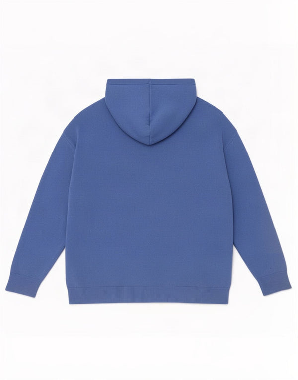 Marks & Spencer Γυναικείο πουλόβερ με κουκούλα oversized ζακέτα UK 18 XL μπλε