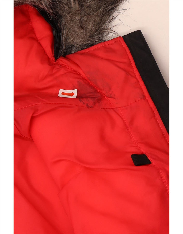 Columbia Γυναικείο μπουφάν με κουκούλα UK 18 XL Μαύρο πολυεστέρα