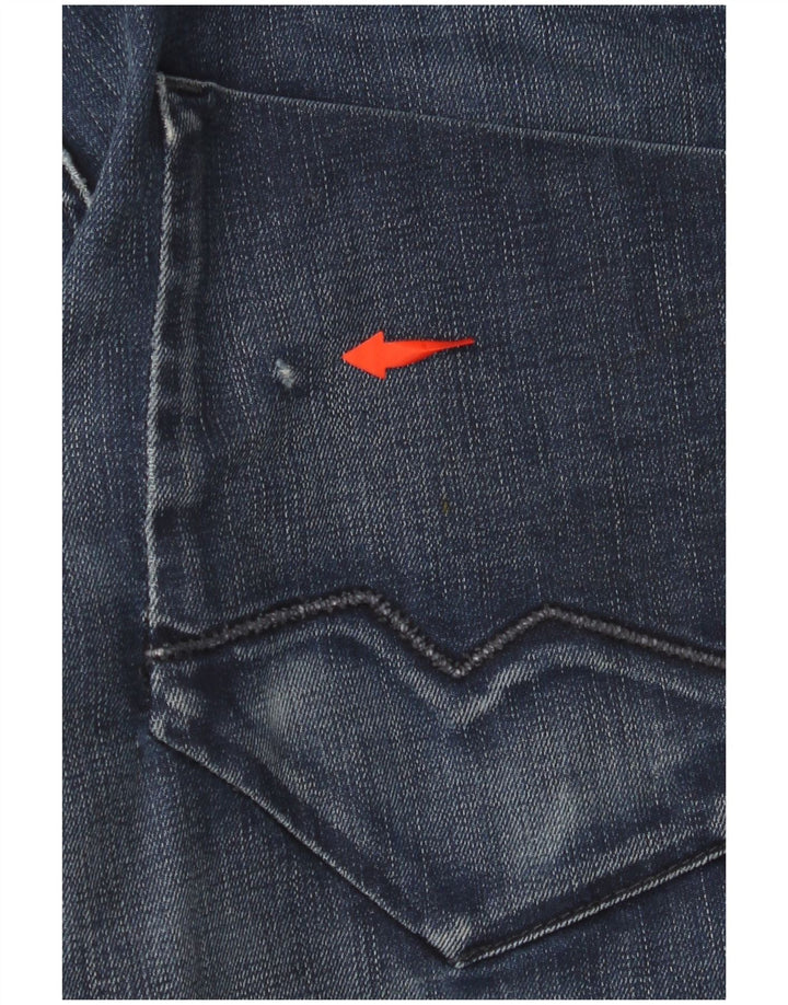 Ανδρικό τζιν HUGO BOSS ίσιο W34 L32 Navy Blue Cotton