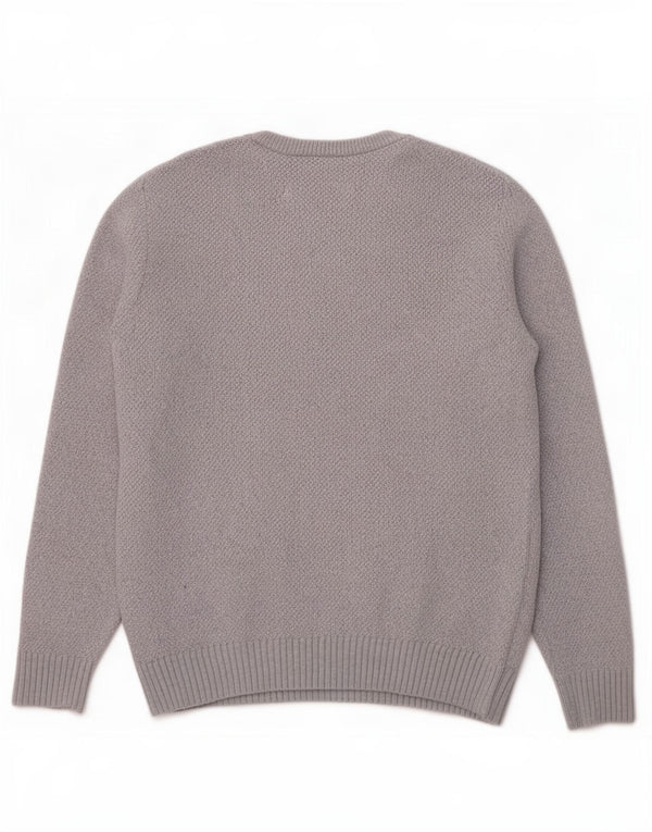 Γυναικείο πουλόβερ Lacoste Crew Neck Jumper UK 10 Small Grey Wool