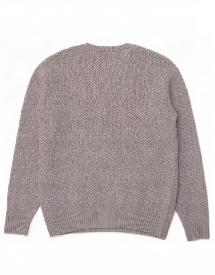 Γυναικείο πουλόβερ Lacoste Crew Neck Jumper UK 10 Small Grey Wool