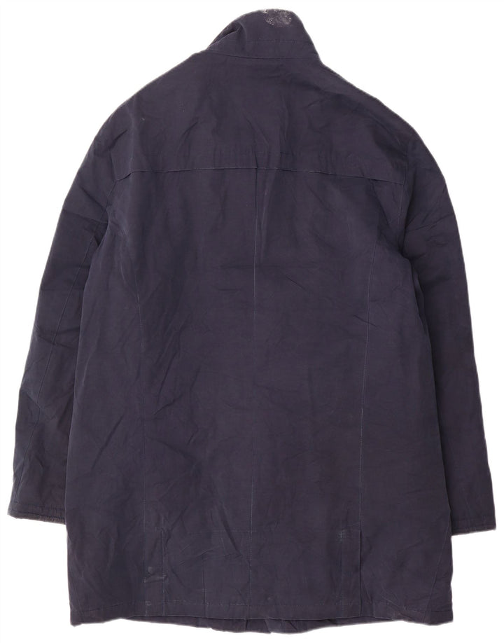 Ανδρικό παλτό αντιανεμικό Marks & Spencer UK 38 Medium Navy Blue Cotton