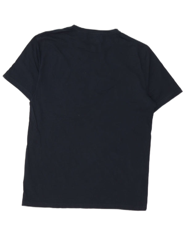 Ανδρικό T-Shirt Reiss Top Large Navy Blue από βαμβάκι