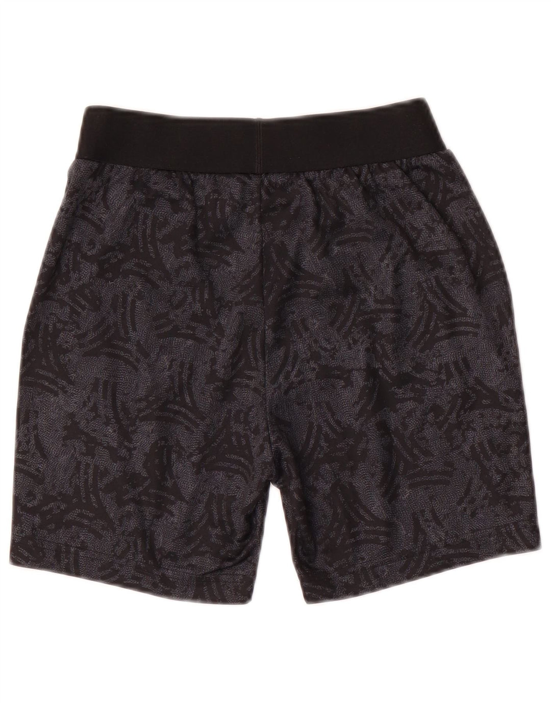 ADIDAS Boys Abstract Pattern Sport Shorts 9-10 Years  Grey