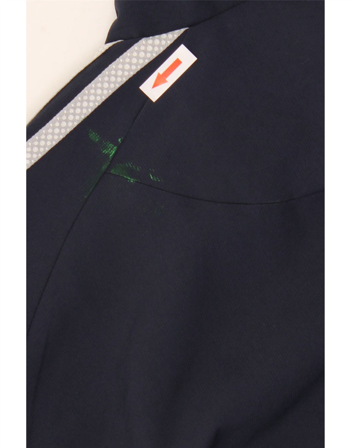 Ανδρική αθλητική φόρμα Adidas Climalite Top Jacket Large Navy Blue Colourblock