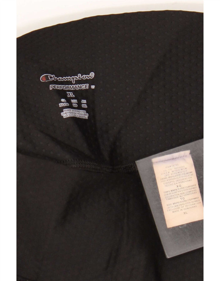 Champion γυναικείο κολάν UK 18 XL Μαύρο Colourblock Πολυεστέρας