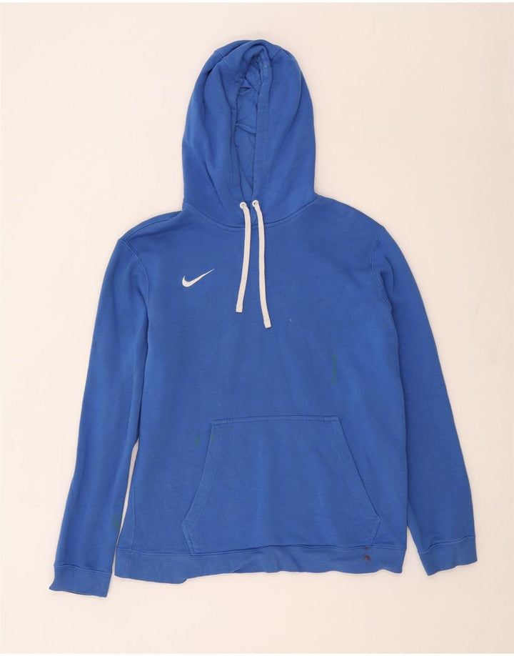 Ανδρικό κουκούλα Nike, μεγάλο μπλε βαμβακερό