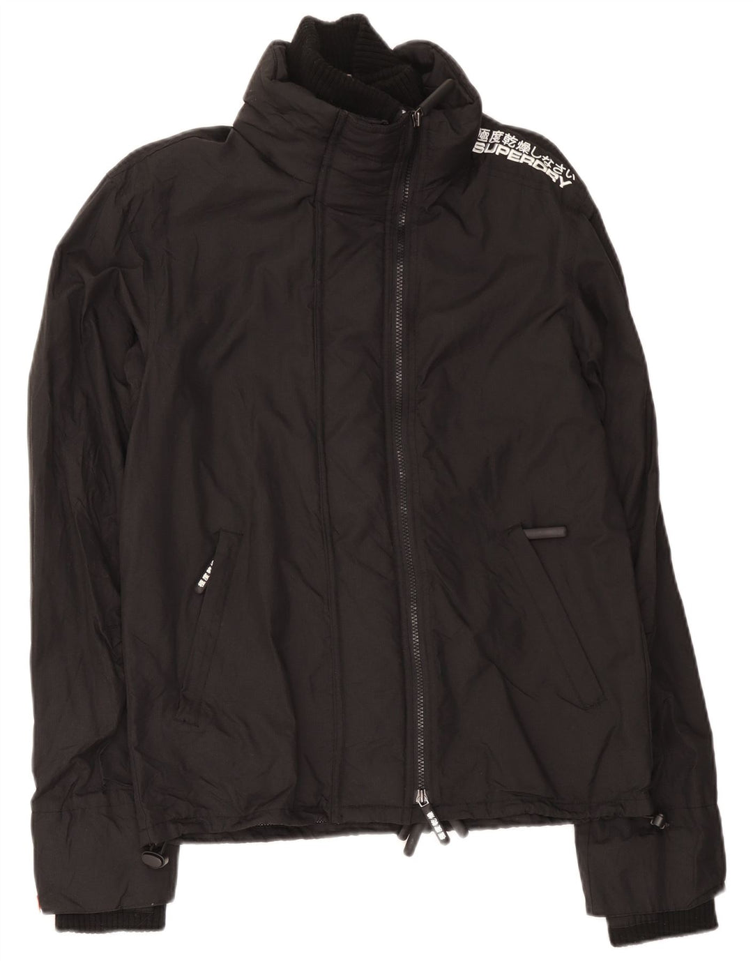 Superdry Ανδρικό Μπουφάν Windbreaker Graphic UK 38 Medium Black Nylon