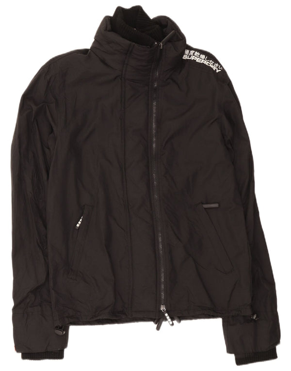 Superdry Ανδρικό Μπουφάν Windbreaker Graphic UK 38 Medium Black Nylon