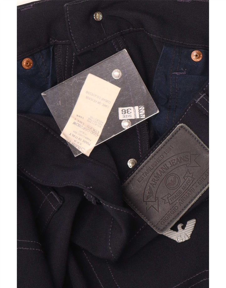 Armani Ανδρικό ίσιο casual παντελόνι W36 L33 Navy Blue Polyester