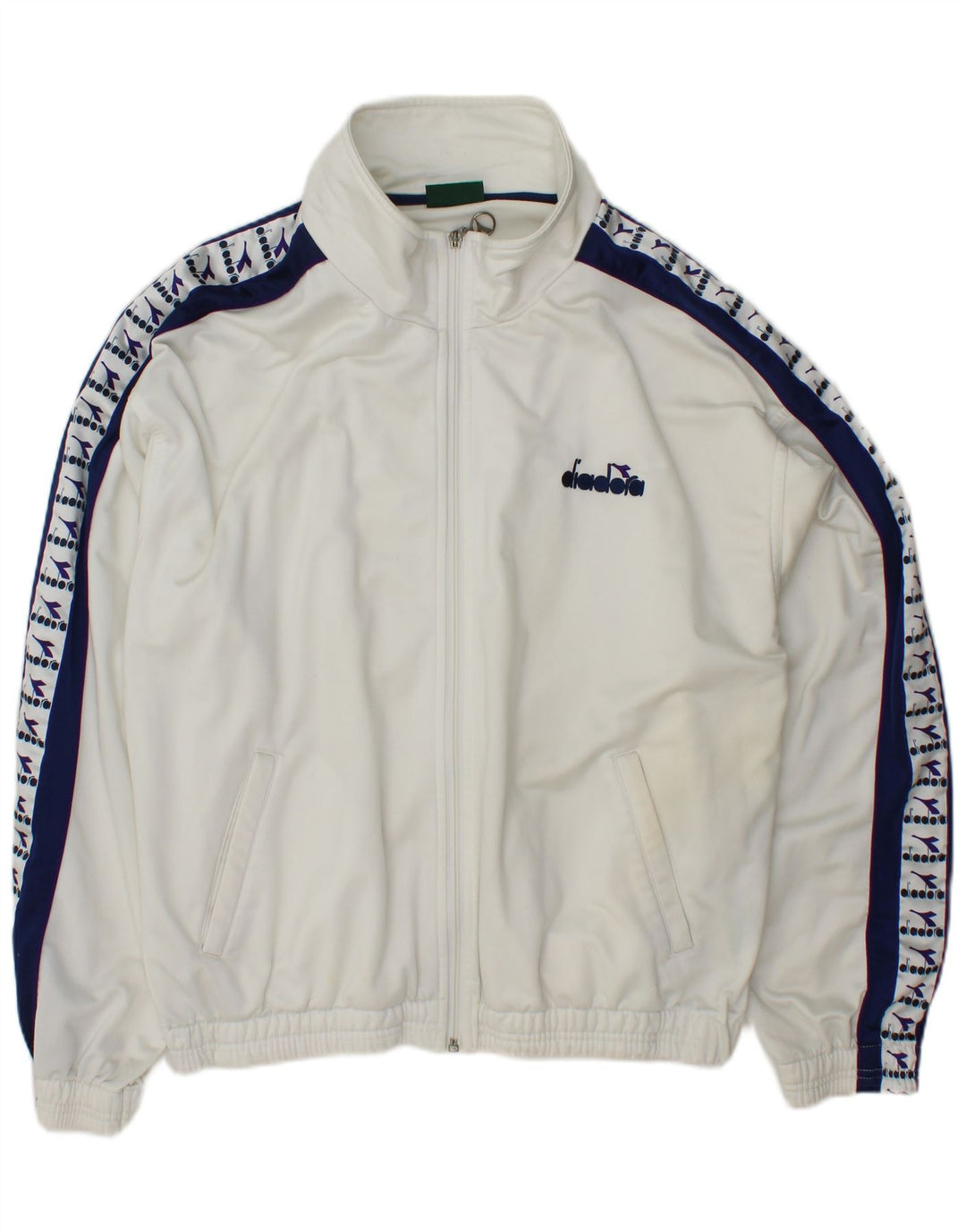 DIADORA Ανδρική φόρμα φόρμας γραφικών Top Jacket Large White Colourblock