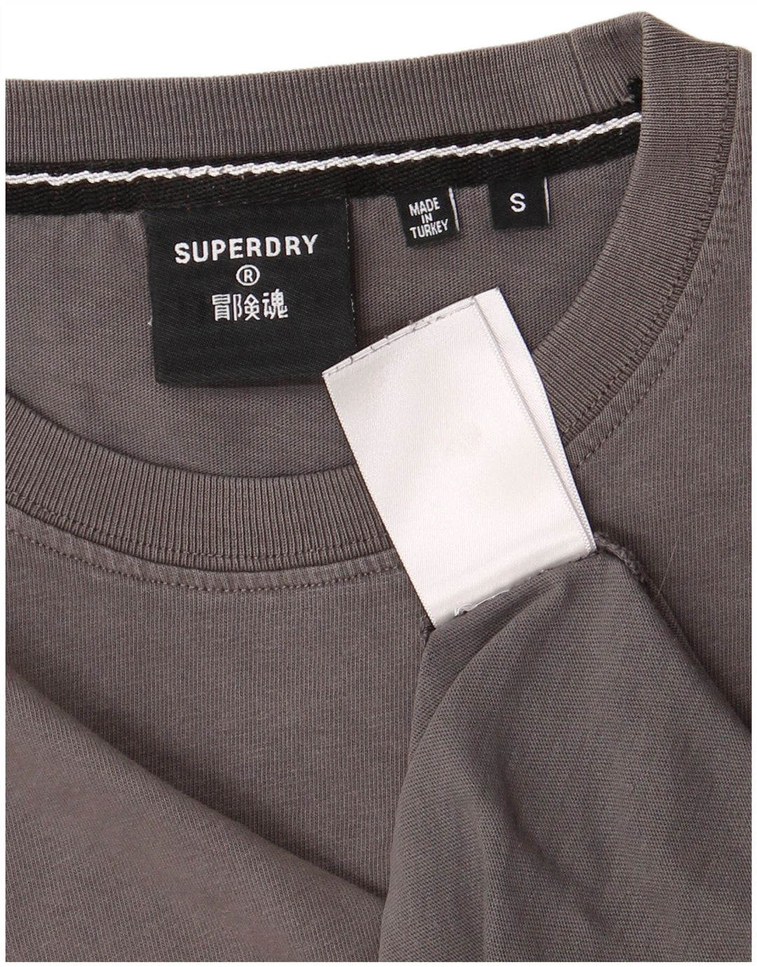 Ανδρικό μπλουζάκι SUPERDRY Τοπ Μικρό Γκρι Βαμβακερό