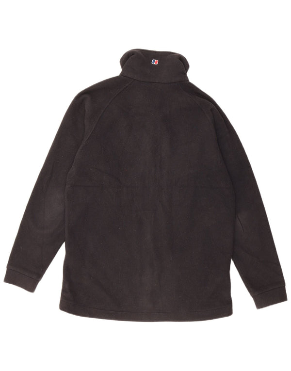 Γυναικείο μπουφάν BERGHAUS Oversized Fleece UK 8 Small Black Polyester