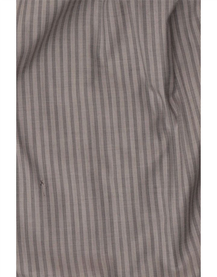 Tommy Hilfiger Ανδρικό πουκάμισο XL Γκρι ριγέ βαμβακερό