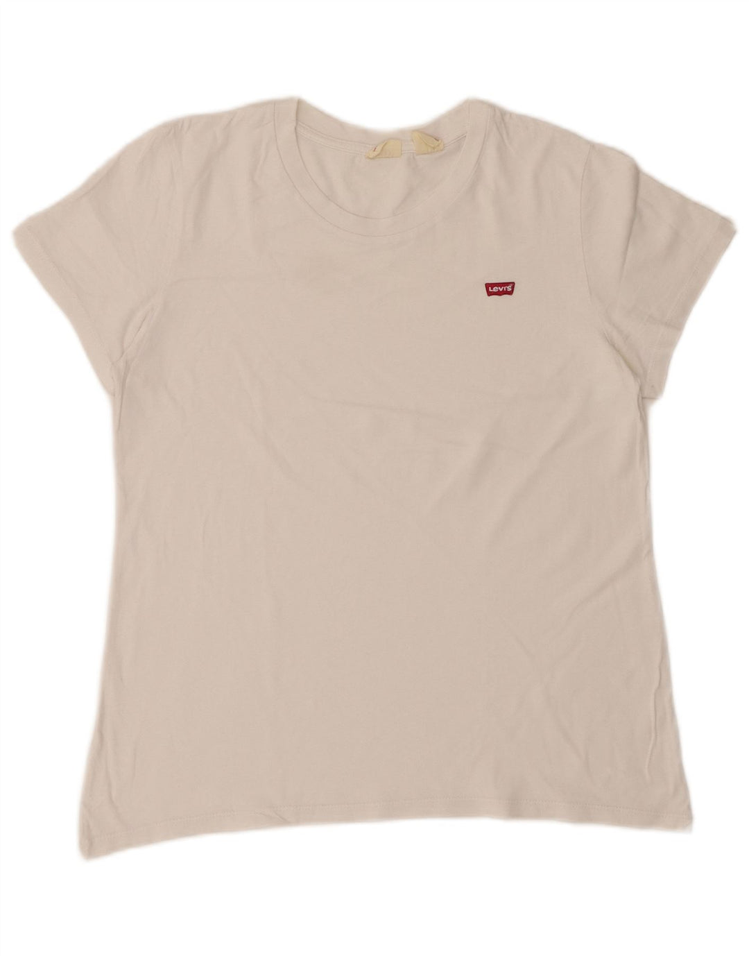 LEVI'S Γυναικείο T-Shirt Top UK 14 Medium White
