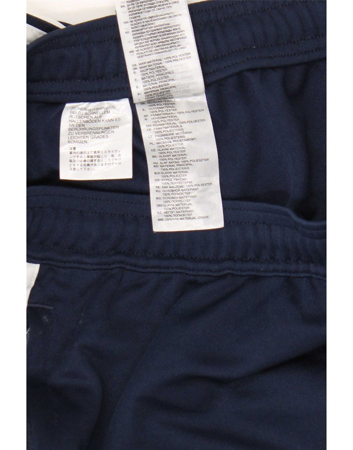 Ανδρική αθλητική φόρμα Adidas Climalite Μικρό Navy Blue Polyester