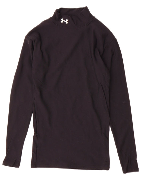 Under Armour Γυναικείο Μακρυμάνικο UK 10 Small Black Nylon