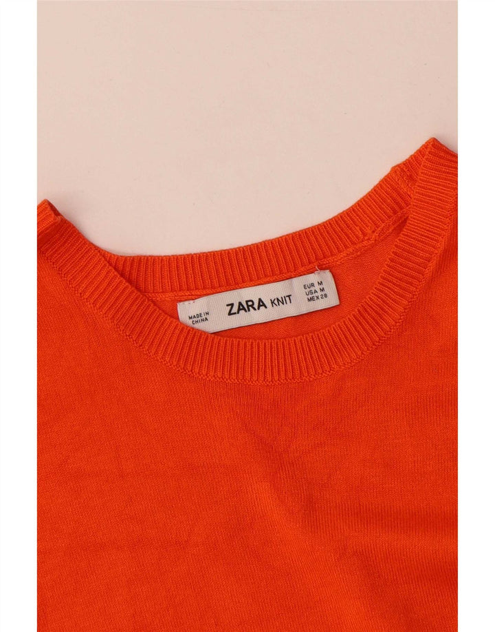 Zara Γυναικείο Γιλέκο Tank Top UK 12 Medium Orange