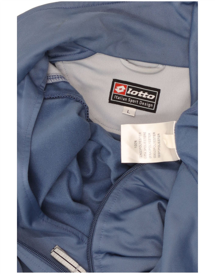 Ανδρική φόρμα LOTTO Top Jacket Μεγάλο Μπλε Χρώμα Πολυεστέρας