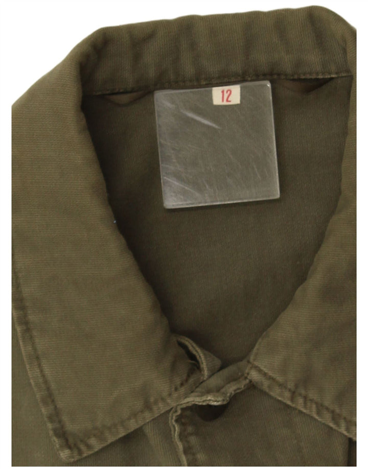 Vintage Ανδρικό Military Jacket UK 38 Medium Khaki