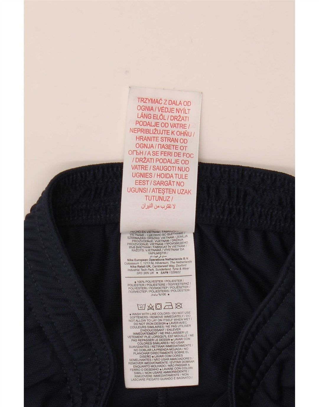 Παντελόνι αθλητικής φόρμας Nike Boys Dri Fit 8-9 ετών Small Navy Blue Polyester