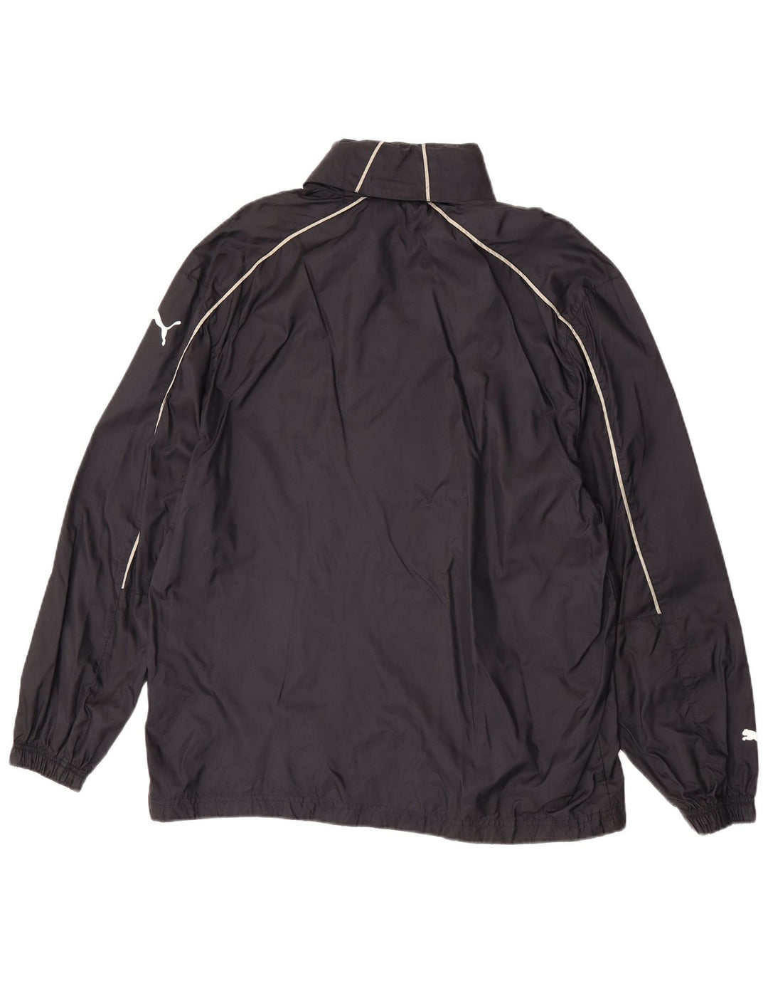 Puma Ανδρικό μπουφάν βροχής με κουκούλα UK 38 Medium Black Polyamide