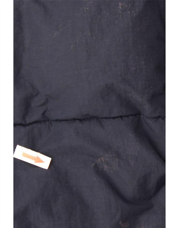 Zara Ανδρικό μπουφάν με κουκούλα UK 40 Large Navy Blue Polyester