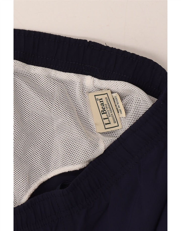 L.L.BEAN Mens Swimming Shorts XL Navy Blue Polyester Vintage L.L.Bean and Second-Hand L.L.Bean from Messina Hembry 