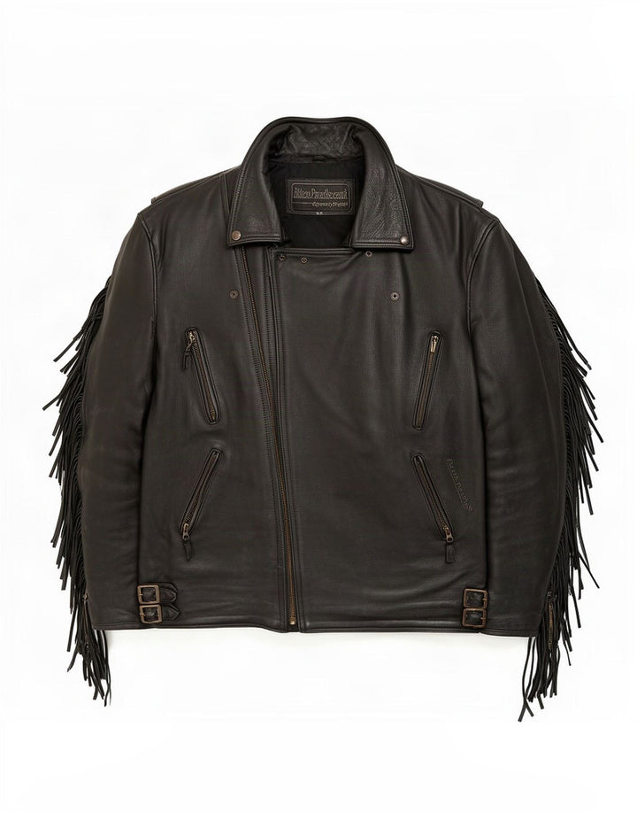Bikers Paradise Ανδρικό Δερμάτινο Biker Jacket EU 54 2XL Μαύρο