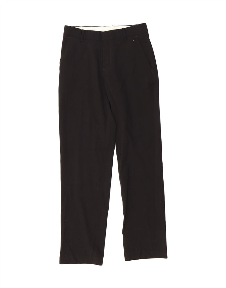 CHAPS Boys Straight Chino Trousers 13-14 Years W28 L29 Black Polyester Vintage Chaps and Second-Hand Chaps from Messina Hembry 