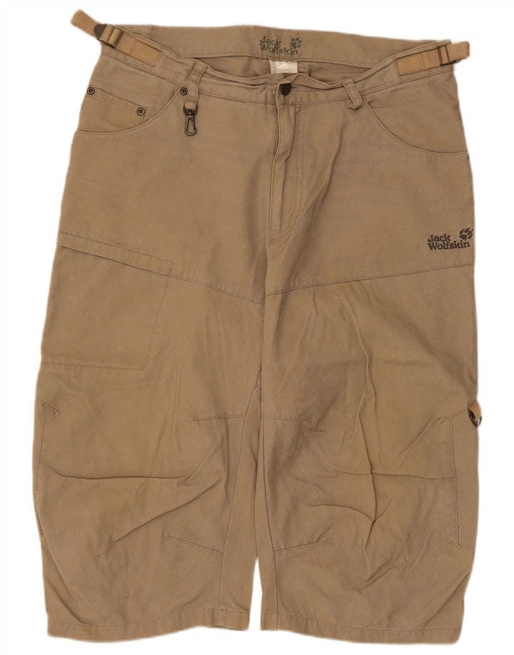 Jack Wolfskin Ανδρικό σορτς βερμούδα Cargo W33 μεγάλο μπεζ βαμβακερό