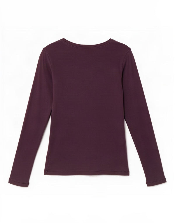 Champion Womens Heritage Classics Top μακρυμάνικο UK 8 Small Purple
